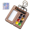 Brush Box Portable Paint Palette